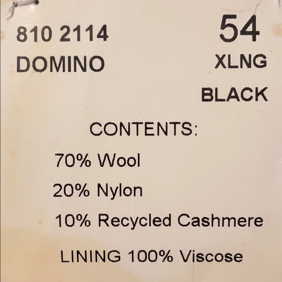 diSilver Cashmere Blend Extra Long Domino Overcoat, New with Tags - Picture 14 of 15